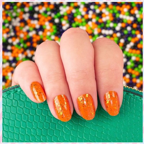 Color Street 100% Real Nail Polish Strips - Orange You Scared - Picture 2 of 3